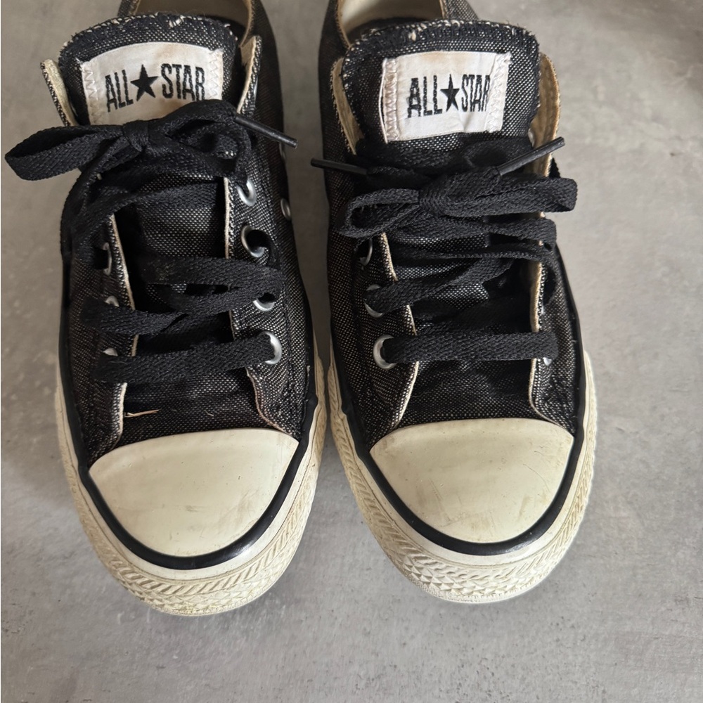 Black and White All Star Sneakers